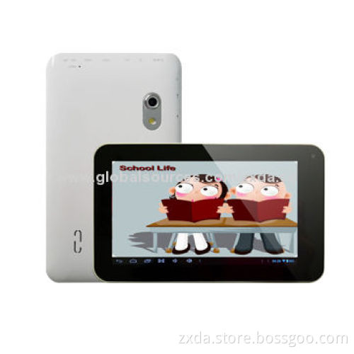 7-inch A23 Tablet PC, ARM Cortex-A7 Dual-core 1.2GHz CPU/High Clock Speed/512MB/4GB RAM/Flash Lamp